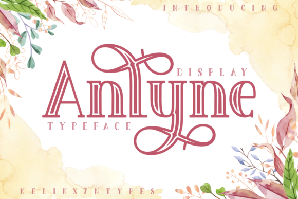 Anlyne Display Font for Business Branding