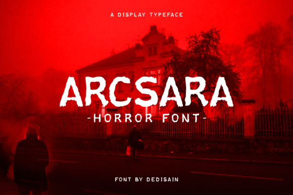 Arcsara Font Adds Spooky Flair to Halloween-Themed Web Design