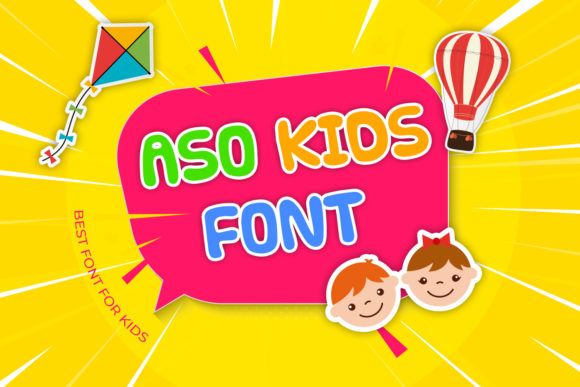 Aso Kids Font for Bold, Playful Branding and Marketing