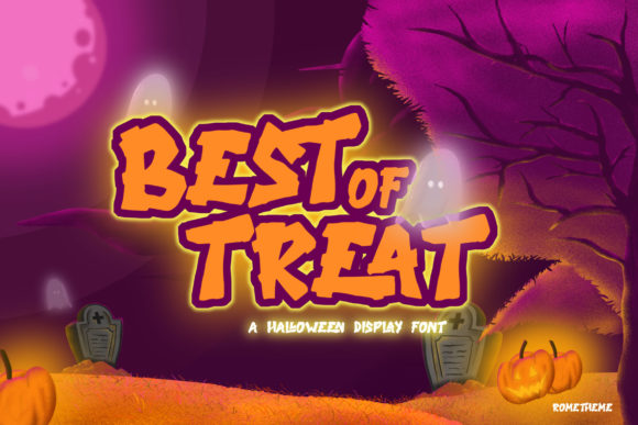 Best of Treat Font for Spooky and Funky Web Design
