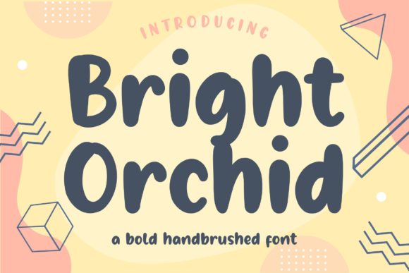 Bright Orchid: A Playful Display Font for Creative Projects