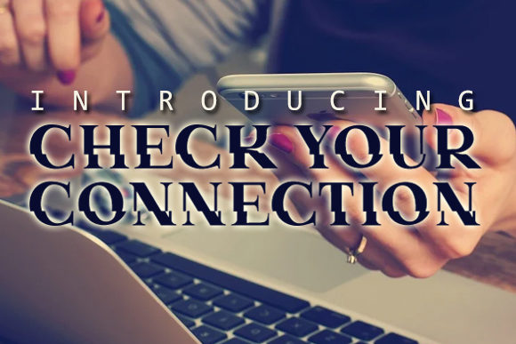 Check Your Connection: A Distorted Display Font for Bold Editorial Design