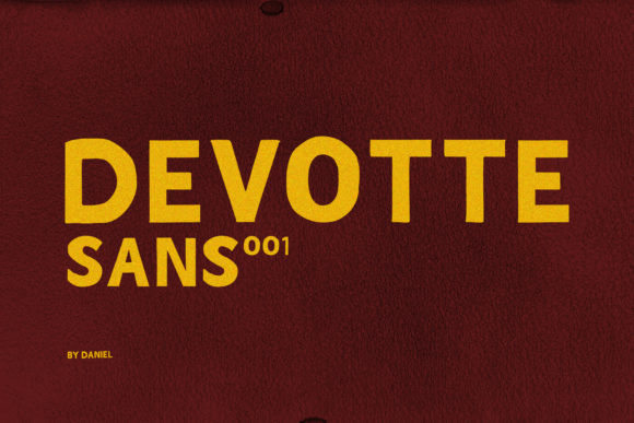 Devotte Typeface Review: Bold Display Fonts for Campaign Design