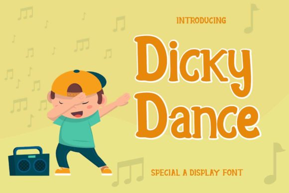 Dicky Dance: A Bold Display Font for Creative Projects