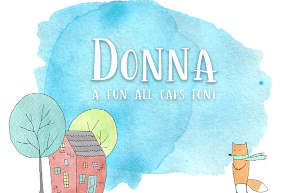 Donna Font Review: A Playful Display Typeface for Creative Branding