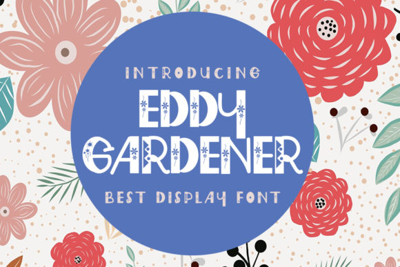 Eddy Gardener Typeface for Editorial Design