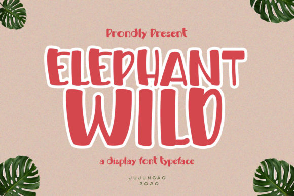 Elephant Wild Font for Editorial Design