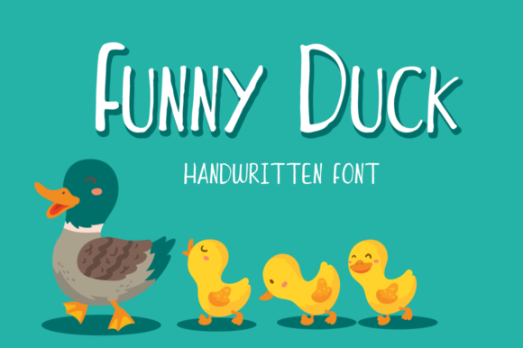 Funny Duck Display Font for Modern Web Design Projects