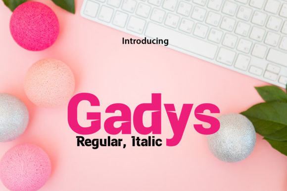 Gadys Font Review: A Minimalist Display Typeface for Creative Branding