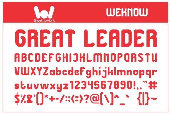 Great Leader Font for Professional Branding and Business Design