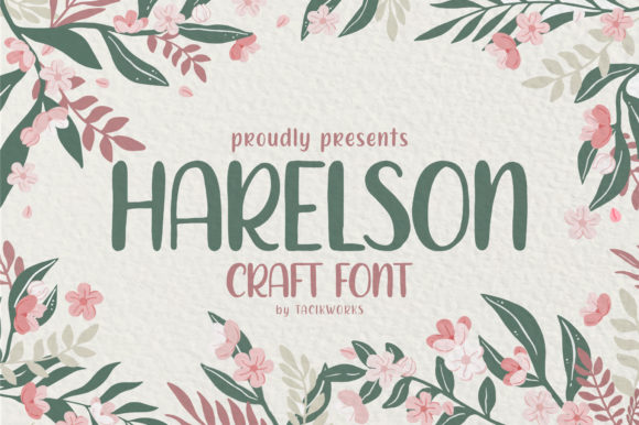 Harelson Craft: A Trendy Display Font for Modern Editorial Design