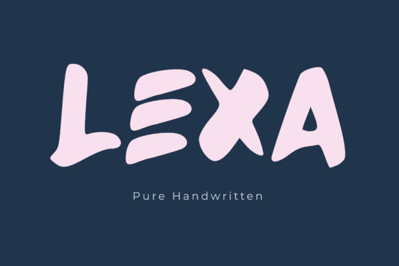 Lexa Font: A Bold Display Typeface for Digital Creativity