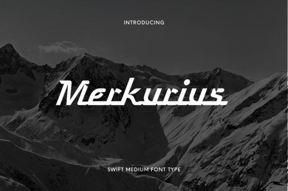 Merkurius Font for Bold Editorial Design and Brand Identity