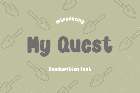 My Quest: A Bold Display Font for Striking Design Projects