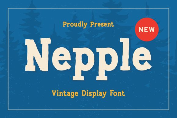 Nepple Display Font: A Bold Choice for Editorial Design