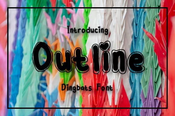 Outline Font: A Quirky Display Typeface for Creative Campaigns