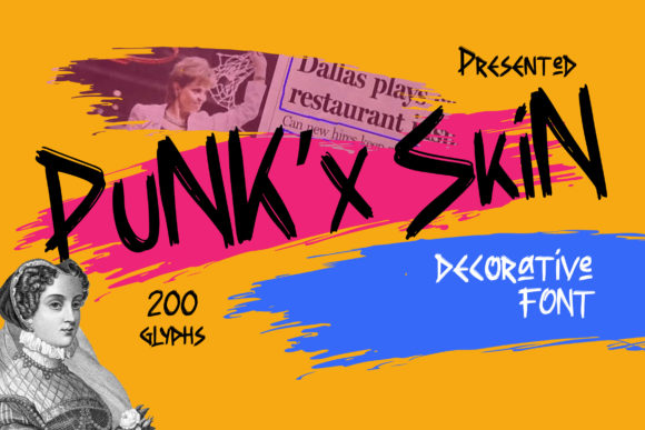 Punkx Skin Display Font for Creative Branding