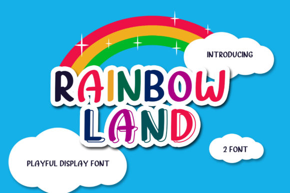 Rainbow Land Font: A Joyful Typeface for Creative Makers