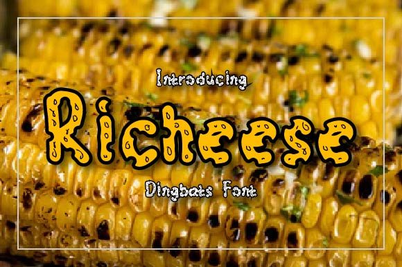 Richeese Font for Quirky and Cute Branding Projects