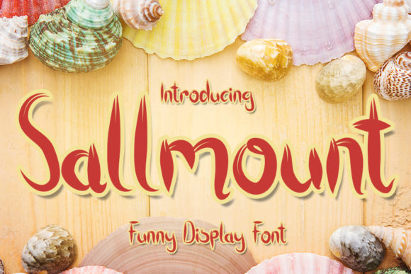 Sallmount Display Font for Joyful Editorial Design