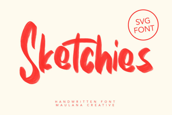 Sketchies Font: A Brush of Elegance for Editorial Design