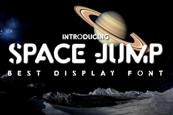 Space Jump Font for Eye-Catching Campaign Design