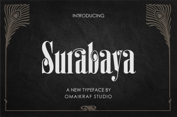 Surabaya Display Font for Modern Web Design Projects