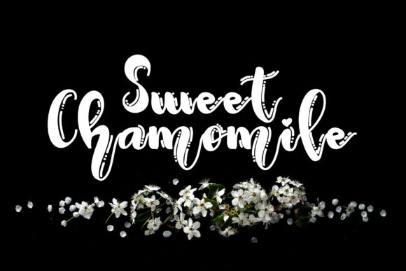 Sweet Chamomile: A Bold Display Font for Elegant Branding