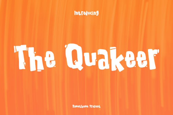 The Quakeer: A Display Font That Elevates Your Visual Storytelling