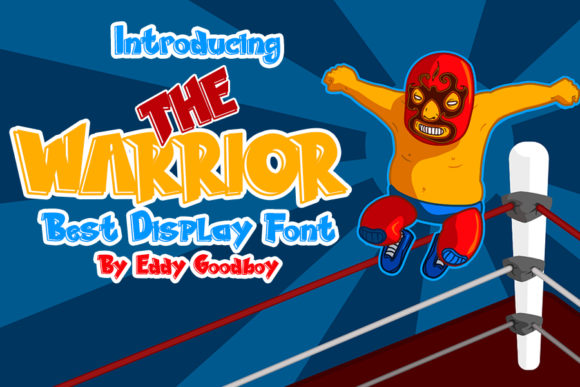 The Warrior Display Font for Vibrant Branding and Social Campaigns