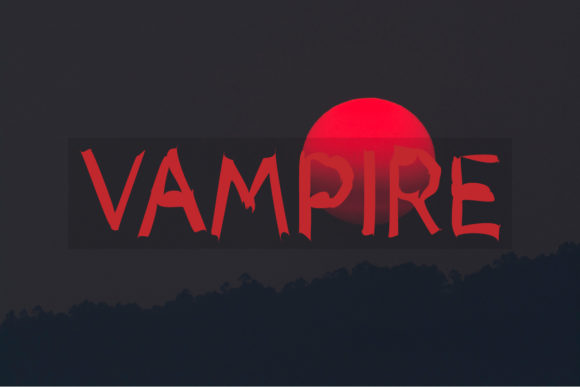 Vampire Typeface Review for Spooky Campaigns