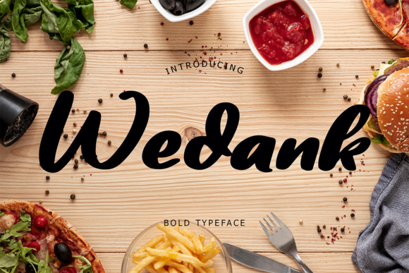 Wedank Font: A Bold Display Typeface for Editorial Design