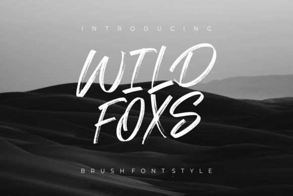 Wild Foxs Font: Boost Campaign Clarity with a Brushed Display Typeface