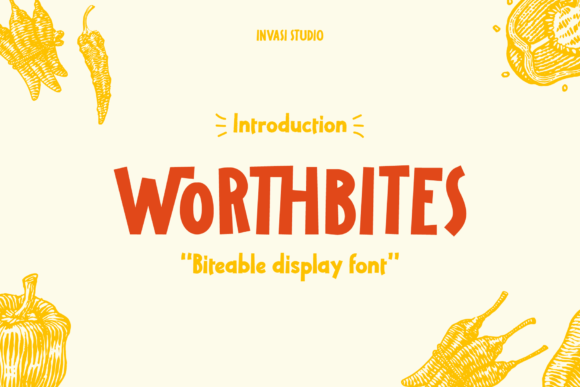 Worthbites Font: A Bold, Friendly Display Typeface for Business