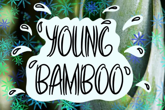 Young Bamboo Font for Editorial Design and Creative Projects